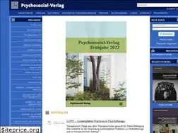 Sites similar to psychosozial-verlag.de
