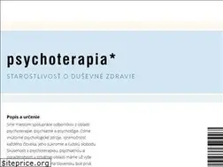 Sites similar to psychoterapia.sk