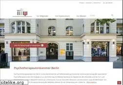 Sites similar to psychotherapeutenkammer-berlin.de