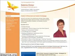 Sites similar to psychotherapie-sabine-ecker.de