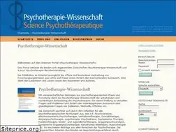 Sites similar to psychotherapie-wissenschaft.info