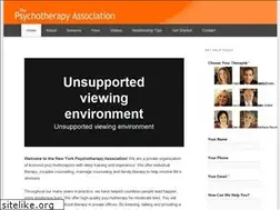 Sites similar to psychotherapyassociation.com