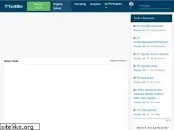 Sites similar to pt.textbin.net