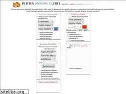 Sites similar to ptannonce.free.fr