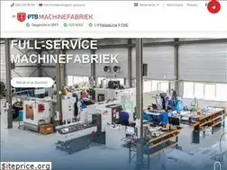 Sites similar to ptbmachinefabriek.nl