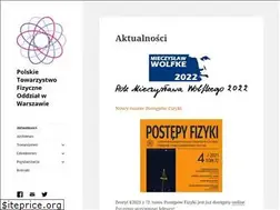 Sites similar to ptf.fuw.edu.pl