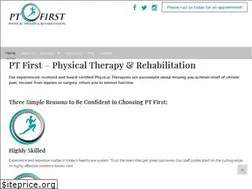 Sites similar to ptfirstrehab.com