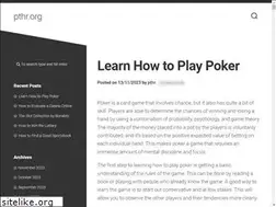 Sites similar to pthr.org