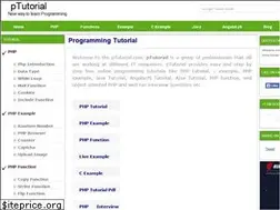 Sites similar to ptutorial.com