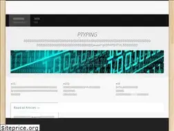 Sites similar to ptyping.com