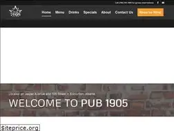 Sites similar to pub1905.ca