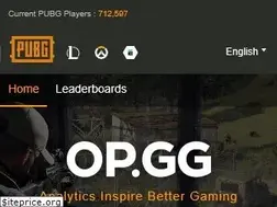 Sites similar to pubg.op.gg
