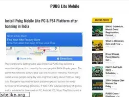 Sites similar to pubglitemobile.com