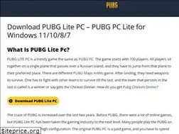Sites similar to pubglitepc.com
