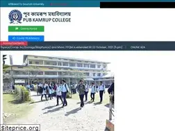 Sites similar to pubkamrupcollege.co.in