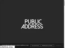 Sites similar to public-address.fr