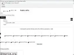 Sites similar to public-apis.io