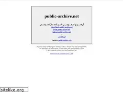 Sites similar to public-archive.net