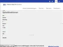 Sites similar to public-health.ch