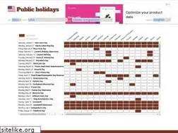 Sites similar to public-holidays.us