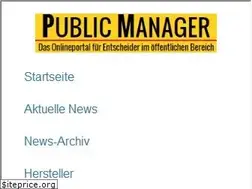 Sites similar to public-manager.com