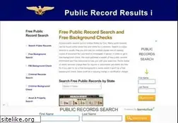 Sites similar to public-record-results.com