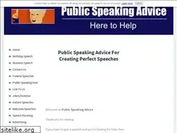 Sites similar to public-speaking-advice.com
