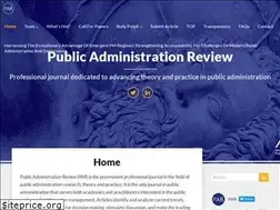 Sites similar to publicadministrationreview.org