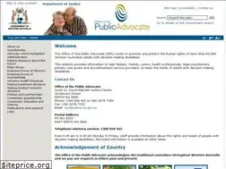 Sites similar to publicadvocate.wa.gov.au