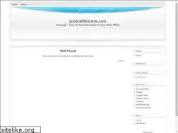 Sites similar to publicaffairs-sme.com