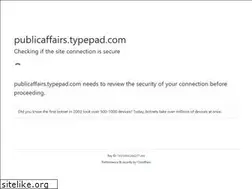 Sites similar to publicaffairs.typepad.com