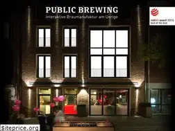 Sites similar to publicbrewing.de
