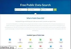 Sites similar to publicdatausa.com