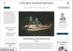 Sites similar to publicdomainreview.org