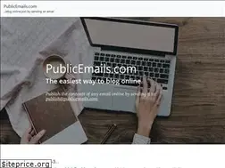 Sites similar to publicemails.com