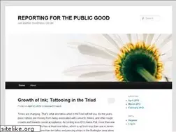 Sites similar to publicgoodreporting.wordpress.com