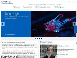 Sites similar to publicgovernance.de