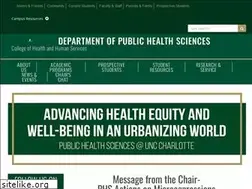 Sites similar to publichealth.uncc.edu