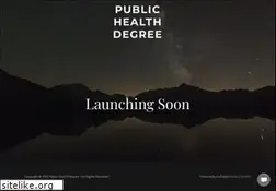 Sites similar to publichealthdegree.org
