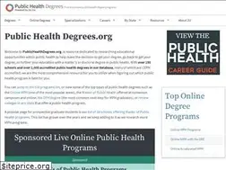 Sites similar to publichealthdegrees.org