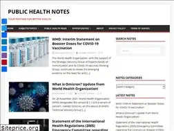 Sites similar to publichealthnotes.com