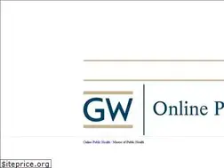 Sites similar to publichealthonline.gwu.edu