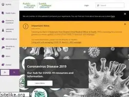 Sites similar to publichealthontario.ca
