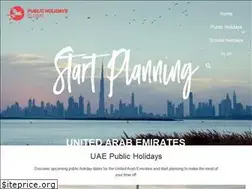 Sites similar to publicholidays.ae