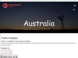 Sites similar to publicholidays.com.au