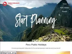Sites similar to publicholidays.pe