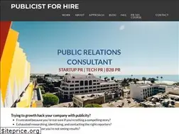 Sites similar to publicistforhire.com