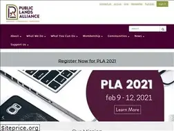 Sites similar to publiclandsalliance.org