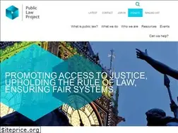 Sites similar to publiclawproject.org.uk