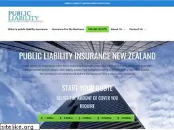 Sites similar to publicliabilityquotes.co.nz